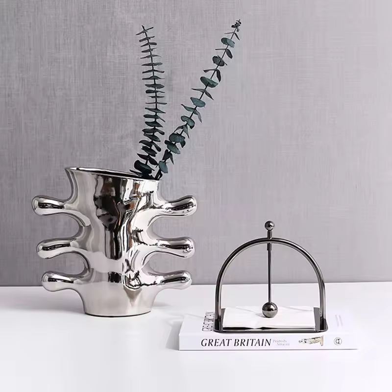 Golden Arched Paper Holder