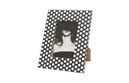 Black Spotted Photo Frame