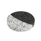 Black & White Terrazzo Decorative Plate